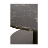 SIDE TABLE PZ MARBLE BROWN 50 - CAFE, SIDE TABLES